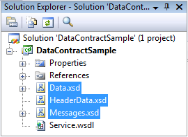 Source XSD files.